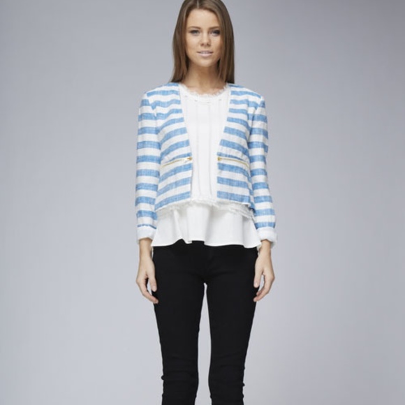 ZIPPER CROP JACKET - Picture 1 of 5